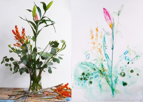 EXPRESSIVE FLOWER PAINTING ONLINE