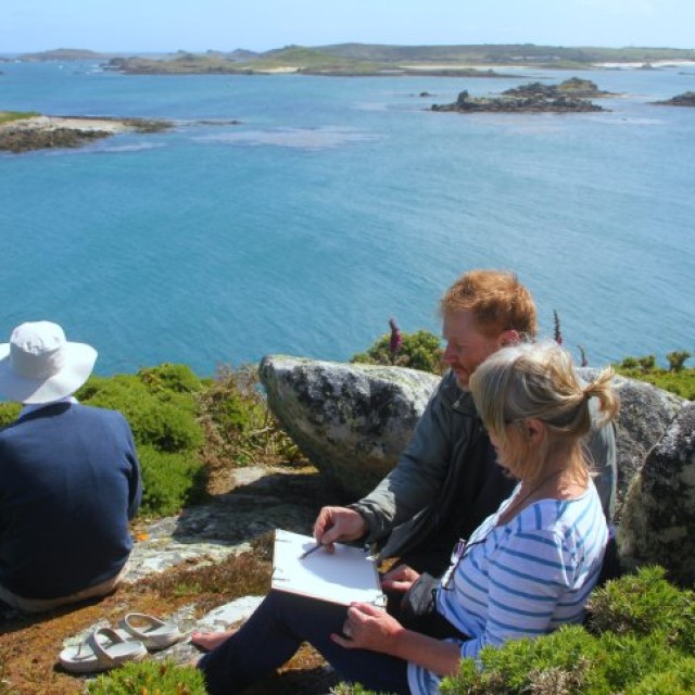 Tresco Island Scilly Isles Scillies art painting course