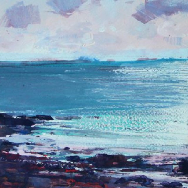 Tresco painting course paul lewin art scilly island