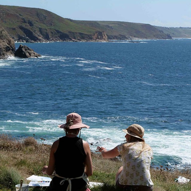 Imogen Bone Newlyn School of Art Coast Landscape Painting Course