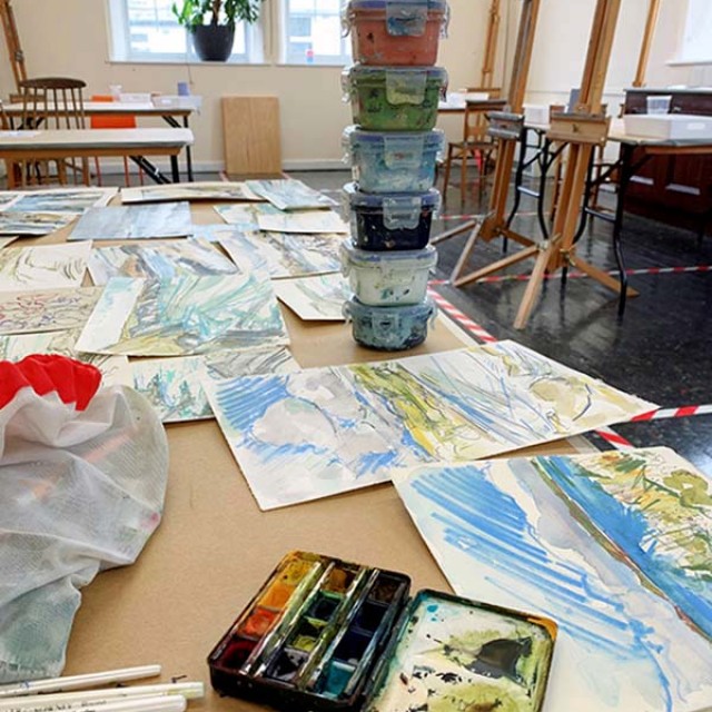 Imogen Bone Coast Landscape Painting Course Newlyn School of Art