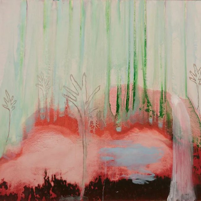 Marie-Claire Hamon Contemporary Painting Trees & Water