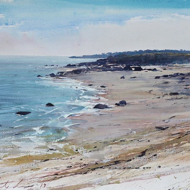 Paul Lewin Newlyn School of Art beachside