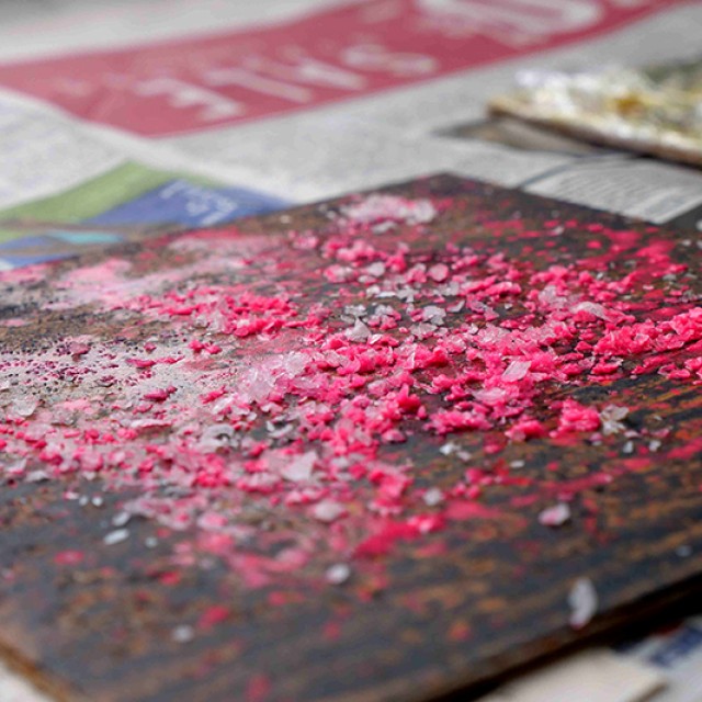 Experimental Painting course Newlyn School of Art Cornwall Dan Pyne texture