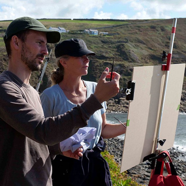 Newlyn School of Art Realist Landscape course Jon Doran