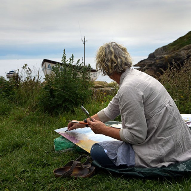 Cornish landscapes painting course Newlyn