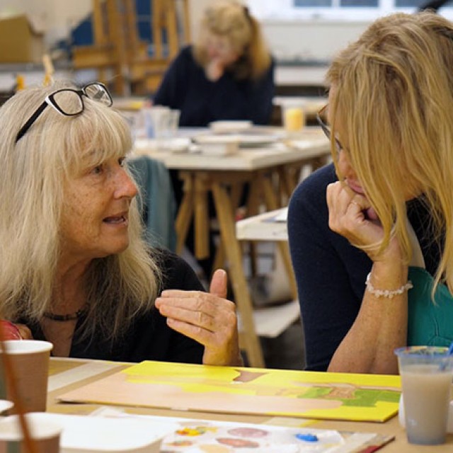 Marie-Claire Hamon Painting for Beginners short course Newlyn School of Art Cornwall