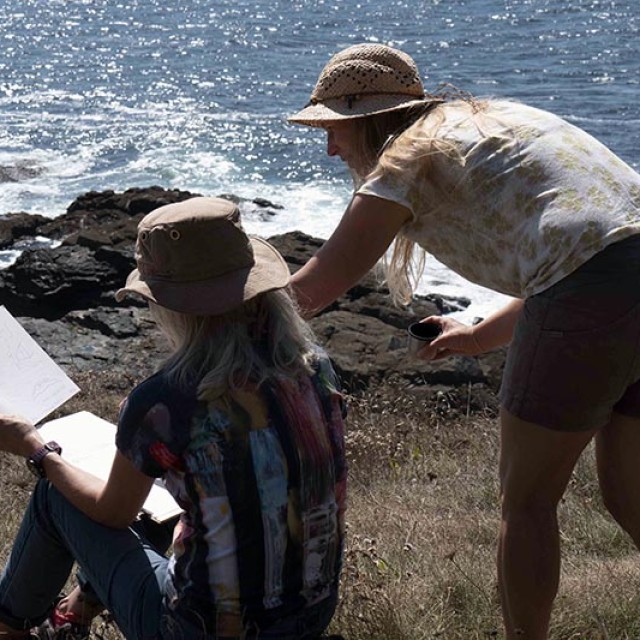 Coast Landscape Painting Course Imogen Bone Newlyn School of Art