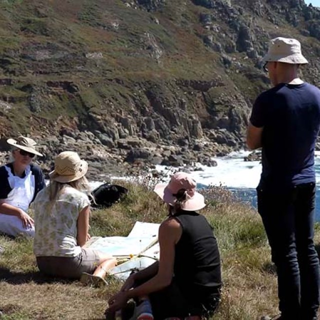 Imogen Bone Coast Landscape Painting Course Cornwall