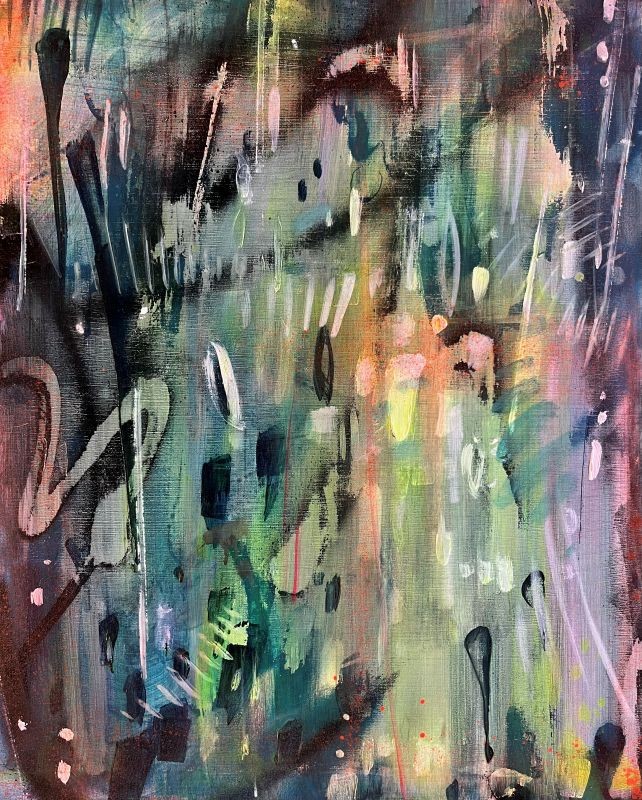 Light through foliage sketch