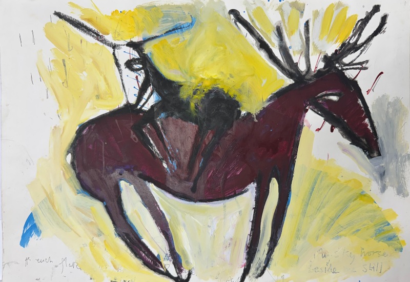 Deer carrying the Dawn