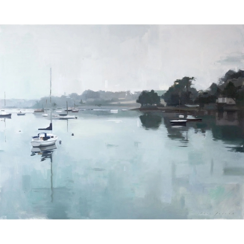 Cornwall waters in the mist