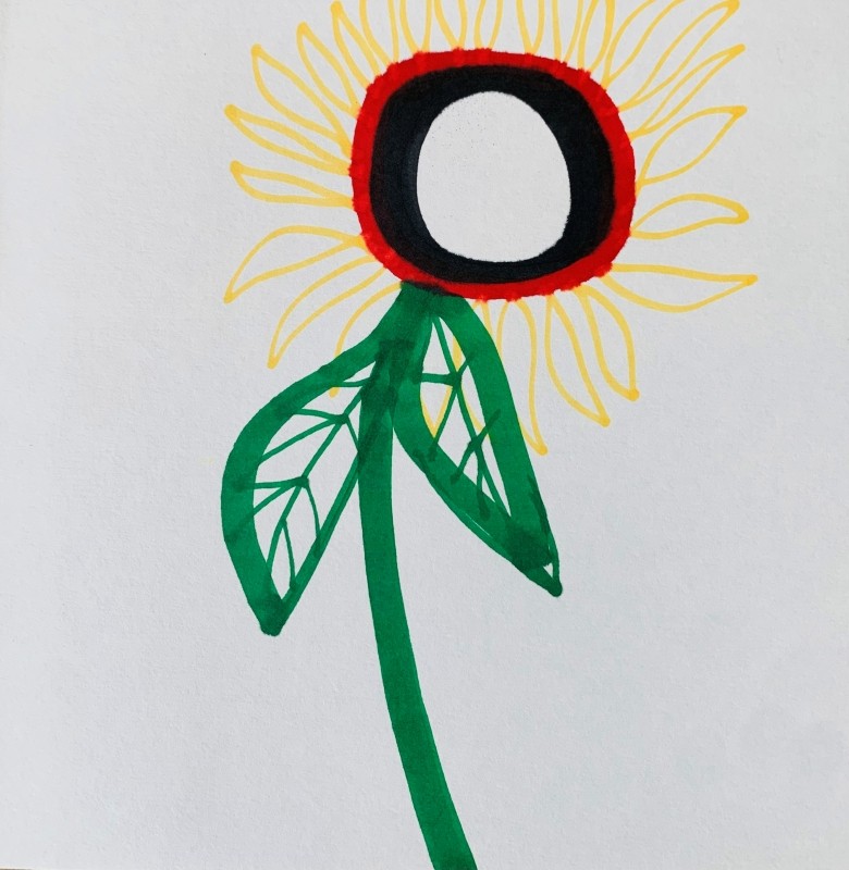 punk flower ( sunflower series 1 )