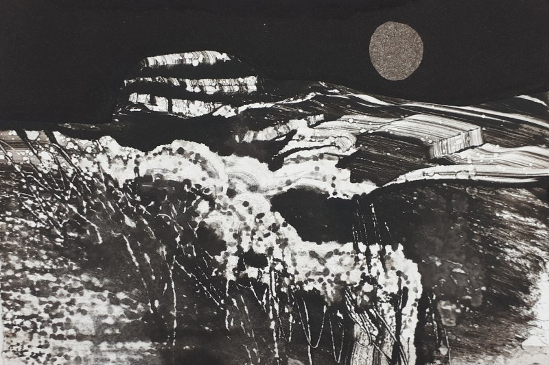 Full Moon at Top Tor (+ book)