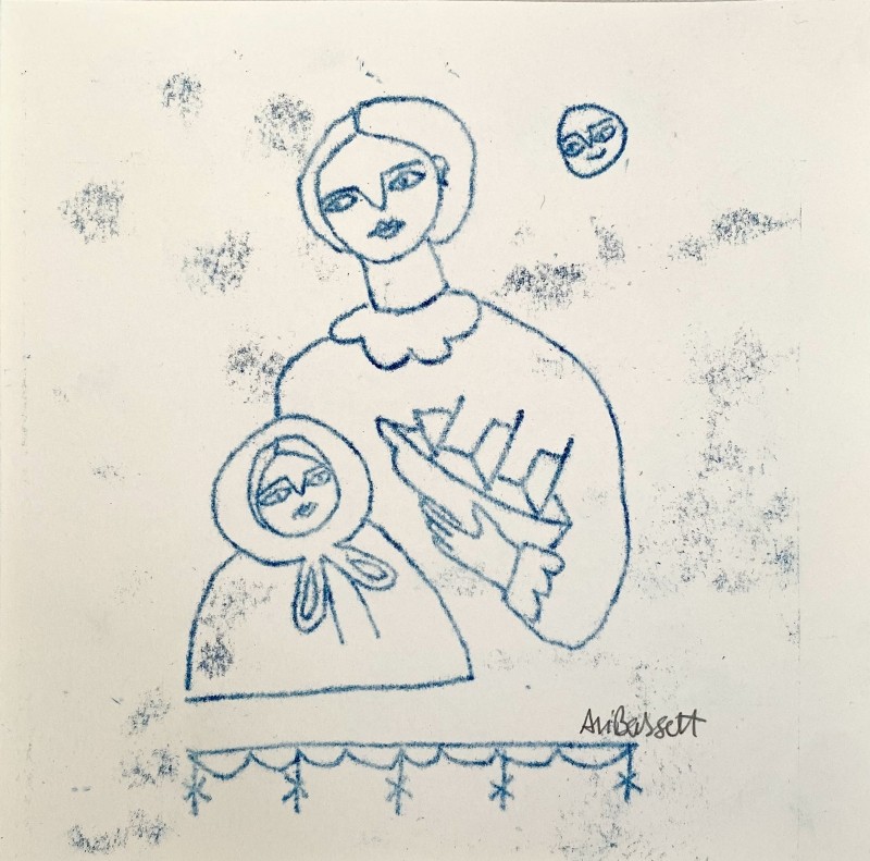 With child