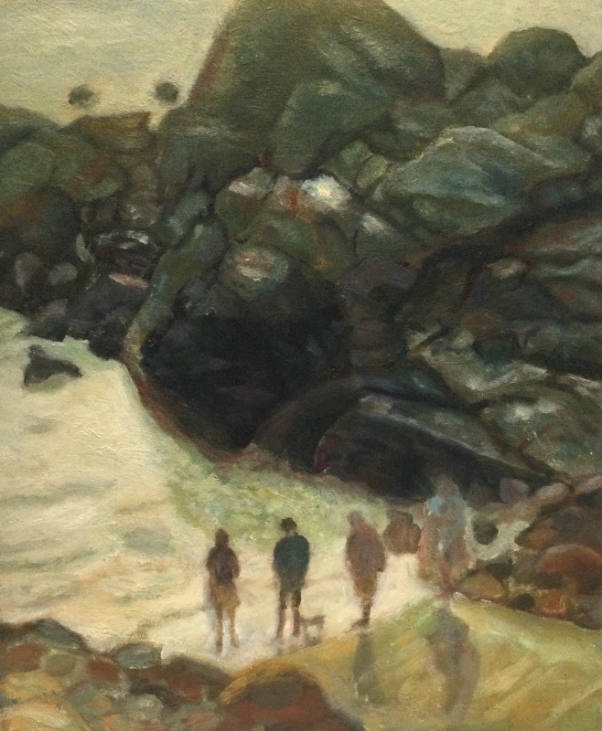 Family at Priest Cove