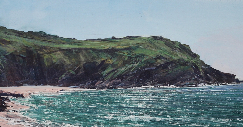 Lantic Bay Cliff study