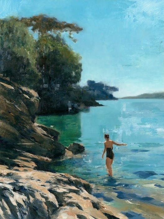 Morning Swimmer No. 9