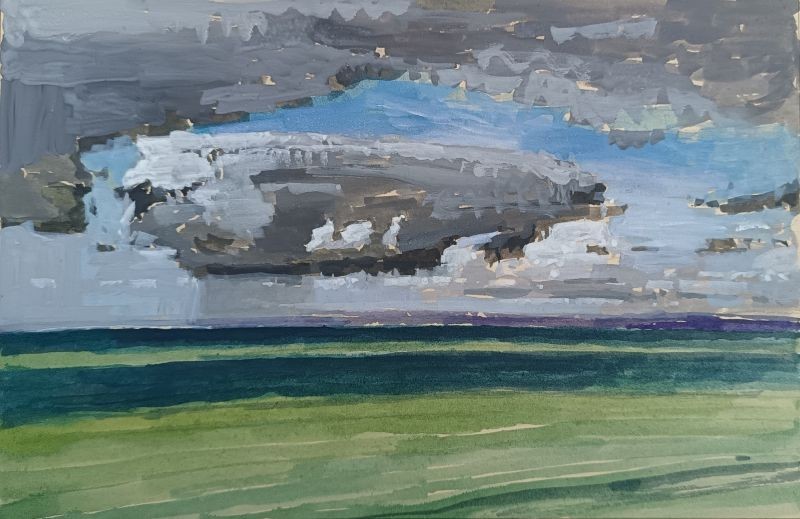 Big Rain Cloud, Mullion (Study)