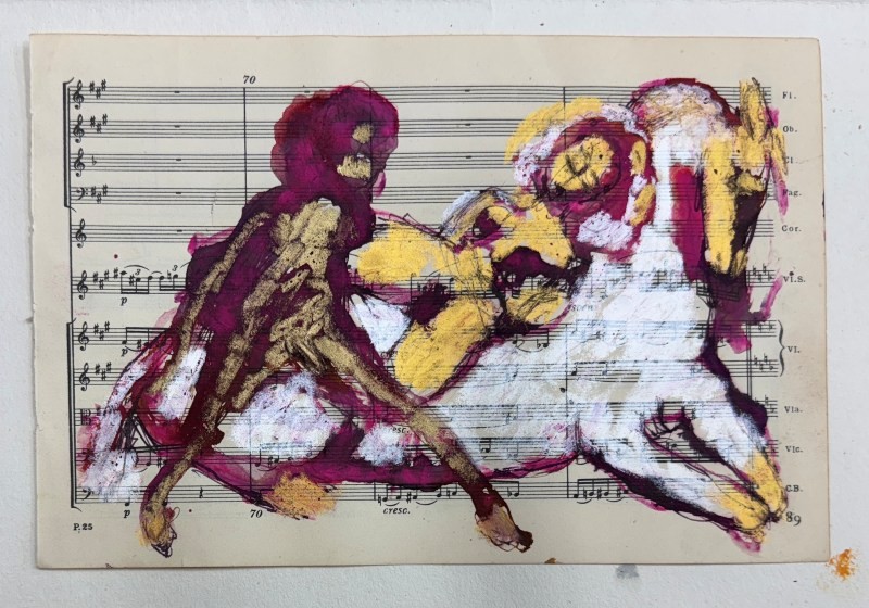 Lovers with Horse Guardian