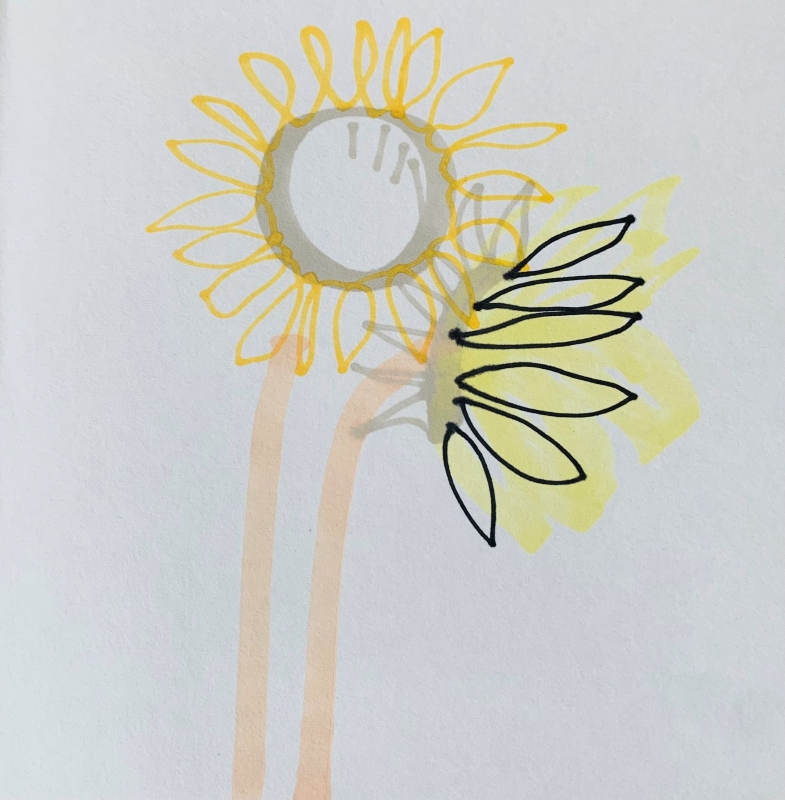 i was thinking about you all day ( sunflower series 1 )