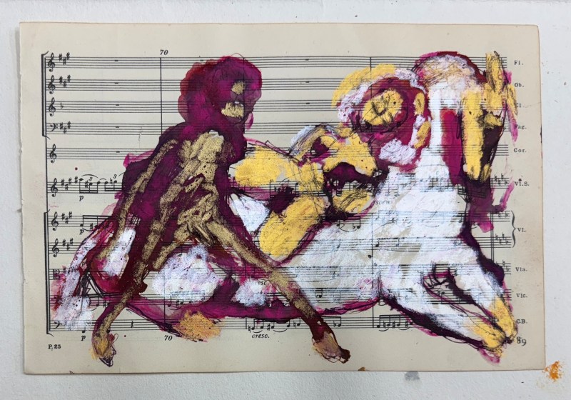 Lovers with Horse Guardian