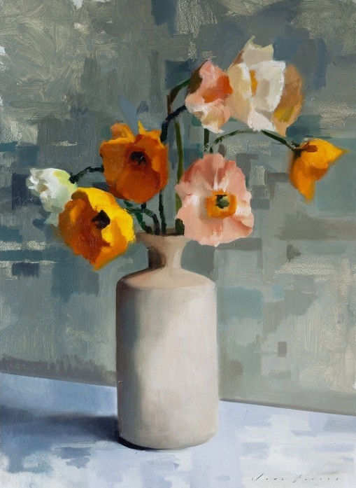 Californian Poppies in a Bottle
