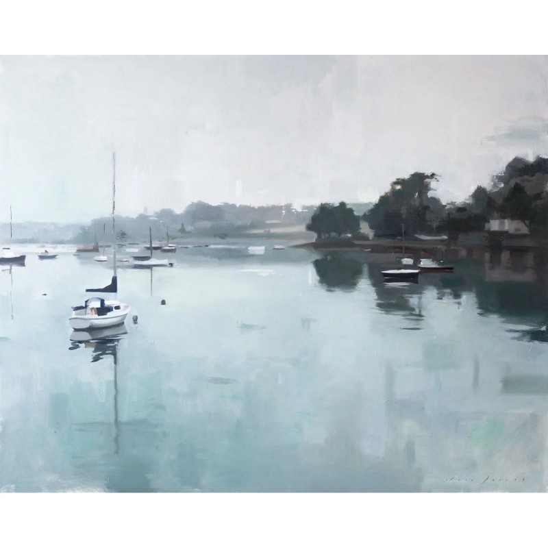 Cornwall waters in the mist