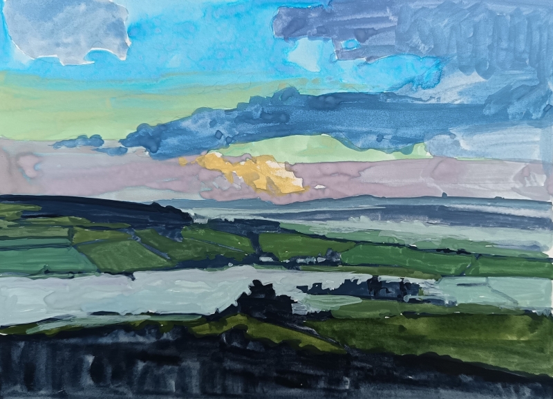 Morning Mist, Sancreed Beacon (study)