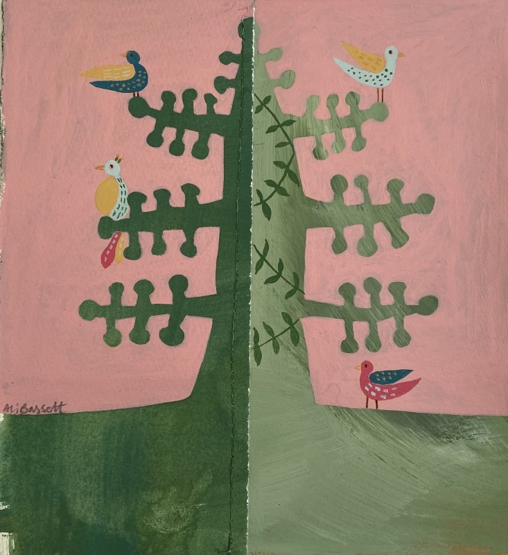 Tree of life - pinks