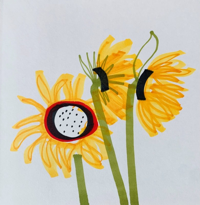 good morning too ( sunflower series 1 )