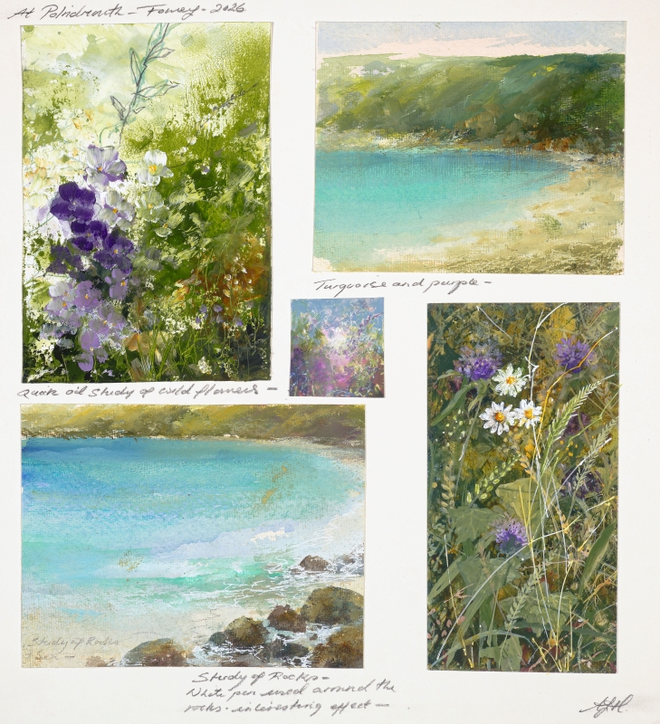 Flowers at Polridmouth (Fowey)