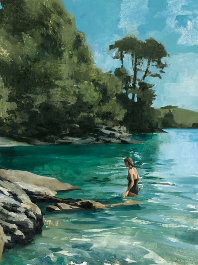 Morning Swimmer No.7