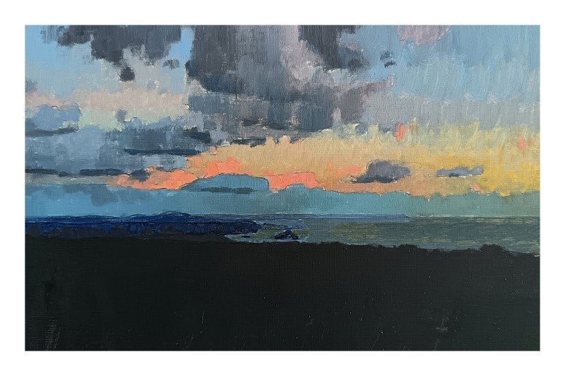 Night clouds over Mount's Bay