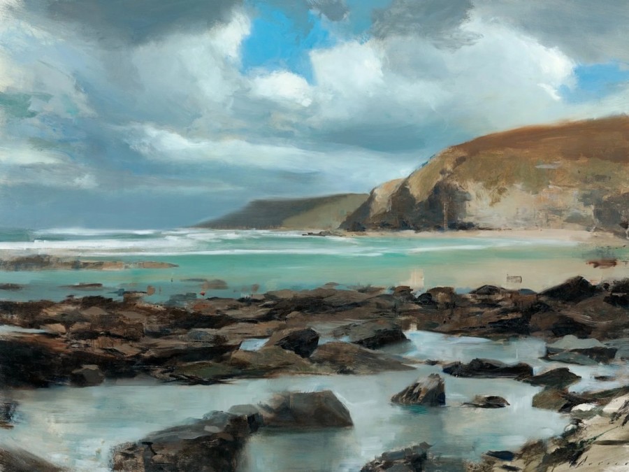 Strong Winds at Porthtowan