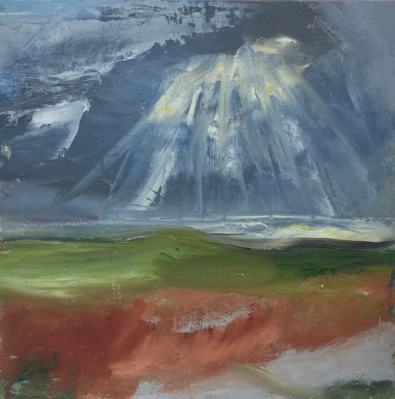 Light Over St Just From Carn Kenidjack