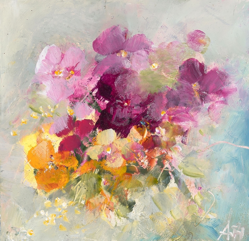 Pansies from the Studio Garden