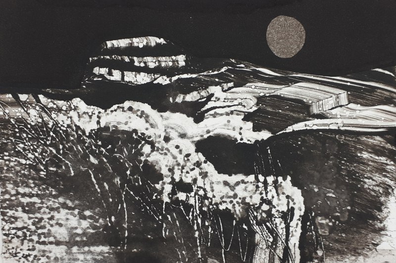 Full Moon at Top Tor (+ book)