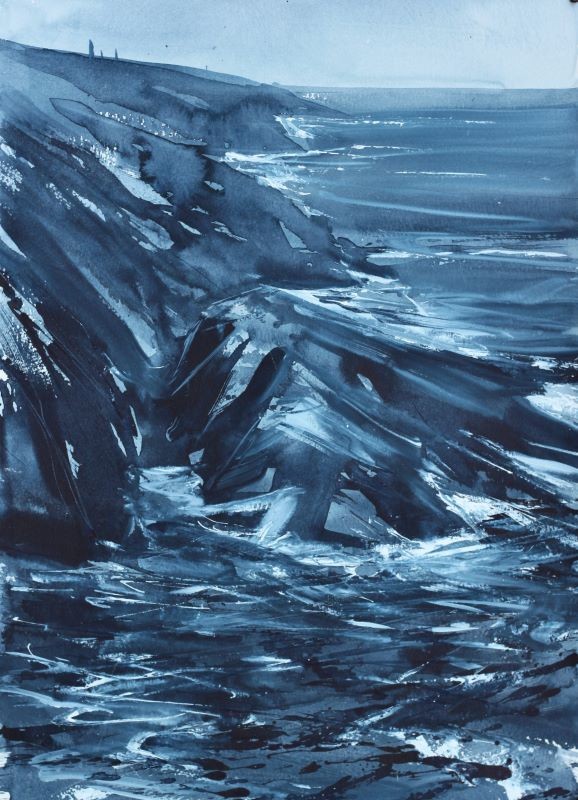 Pendeen Watch Study in Indigo