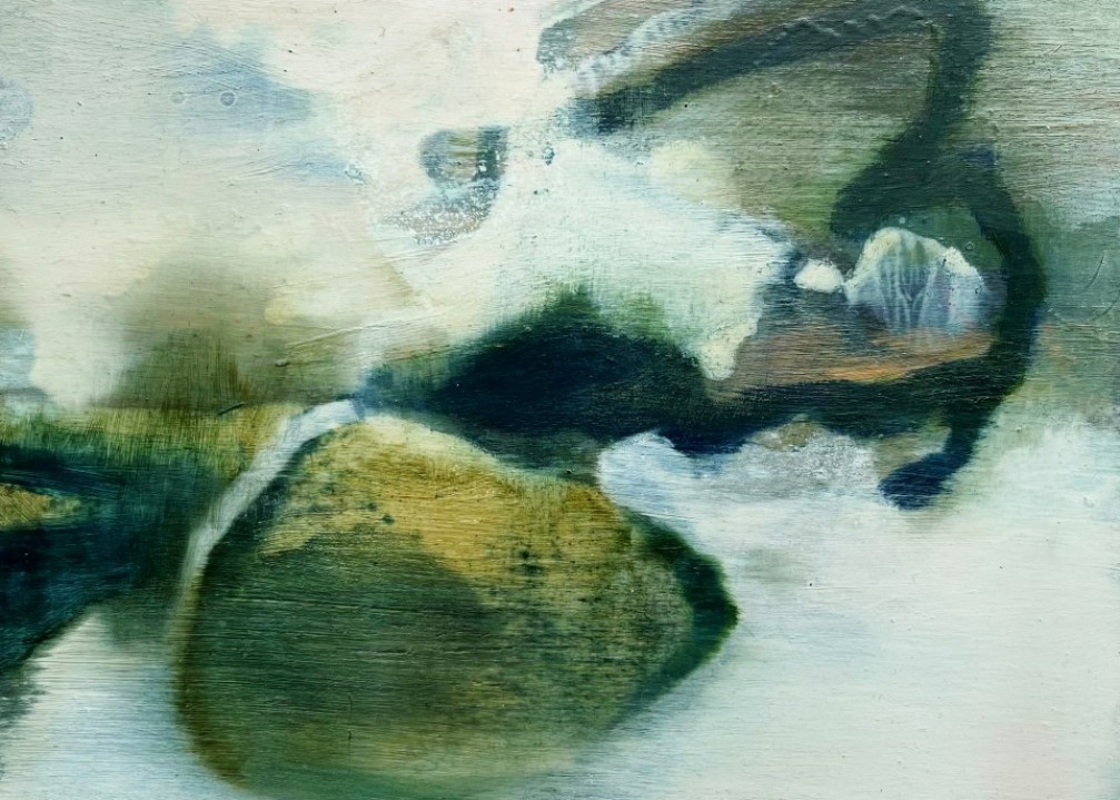 ABSTRACT LANDSCAPE IN OILS