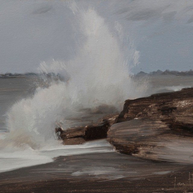 Ogmore demo - Plein Air Painting in Oils Newlyn