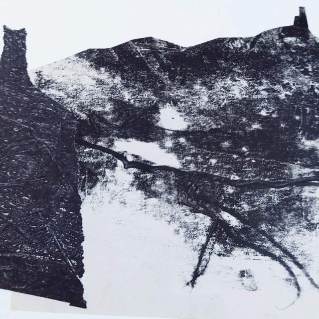Anita Reynolds- Trace monotype _collage