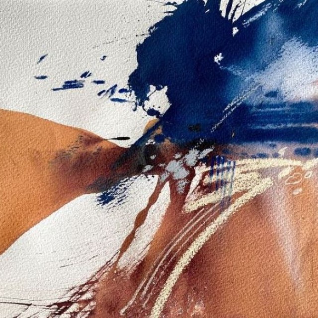 Sam Boughton abstract artist in Devon art course Cornwall Newlyn
