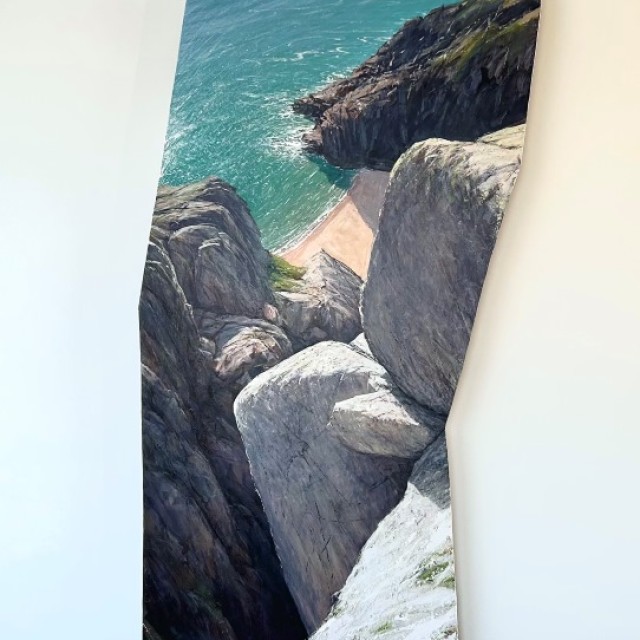 St Levan Cliffs Beyond the Edges Newlyn School of Art