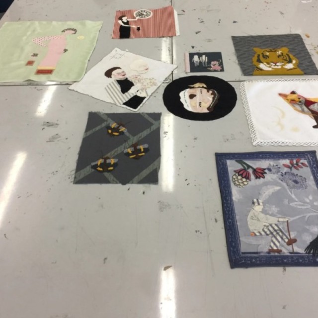 Contemporary Textile Portraits Art Course