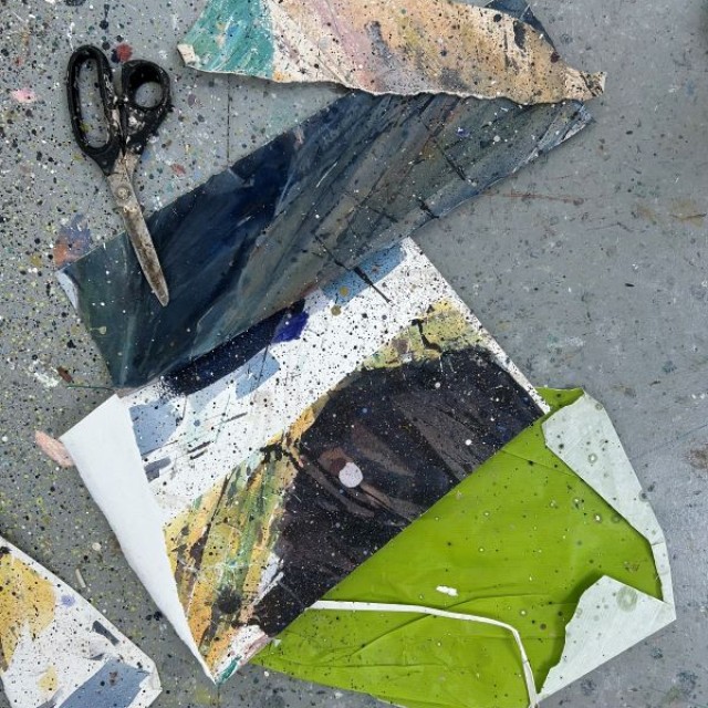 Collage Materials Beyond the Edges