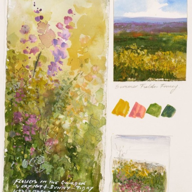 Sketchbook in Oils Newlyn 56