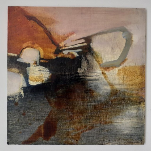 Abstract Landscape in Oils Newlyn School of Art