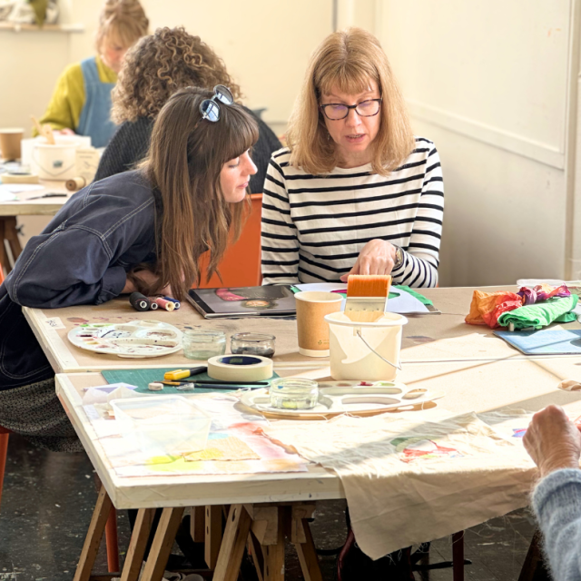 Elizabeth Loveday and Student