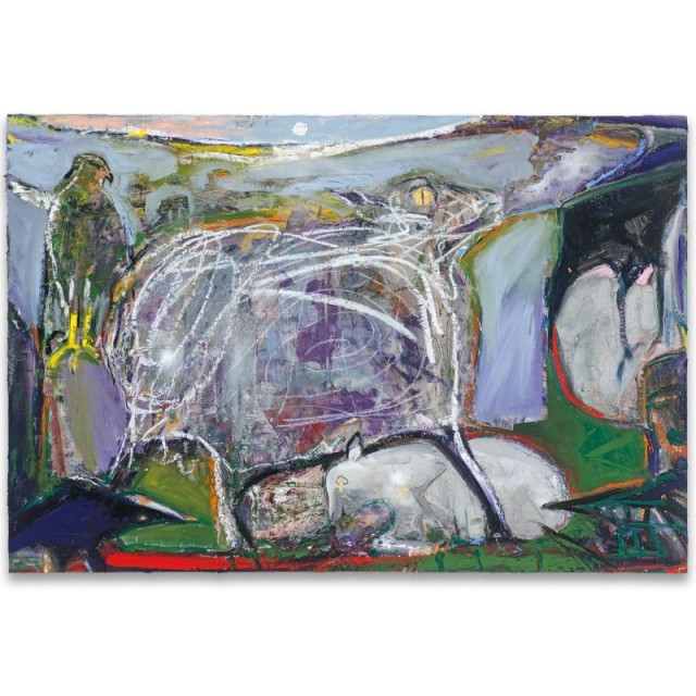 abstract-painting-bird-landscape-cornwall